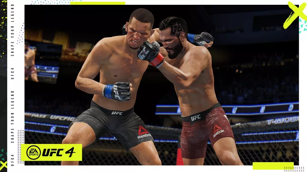 UFC4 1P STOREFRONT MASVIDAL DIAZ CLINCH 3840x2160 FINAL wOverlay