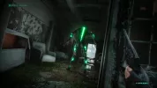 Behind the shadow